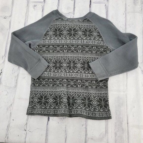 Hanna Andersson Olive Green Long Sleeve Thermal Top - Picture 2 of 5